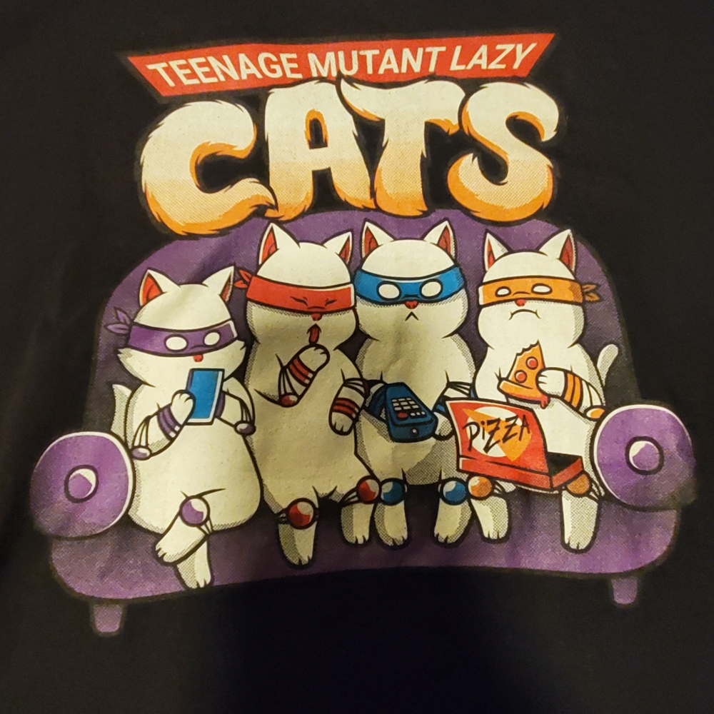 Port and Company Black Cat Ninja T-Shirt